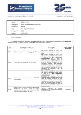 Fls. 1 - Funda&ccedil;&atilde;o Sous&acirc;ndrade