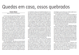 Quedas em casa, ossos quebrados