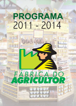programa “fábrica do agricultor” 2011