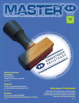 Valoriza&ccedil;&atilde;o Profissional Valoriza&ccedil;&atilde;o Profissional - CRA-RS