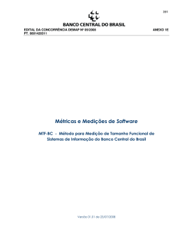 Edital ANEXO 1E - Especifica&ccedil;&otilde;es T&eacute;cnicas