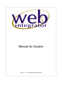 Ajuda do WI 3 - WebIntegrator