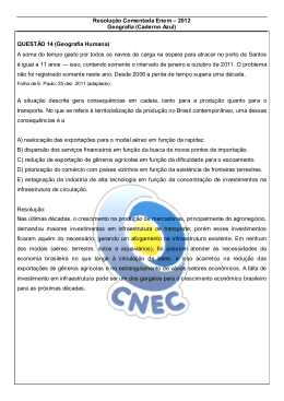 Resolu&ccedil;&atilde;o Comentada Enem &ndash; 2012 Geografia (Caderno Azul