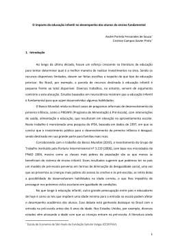 1 - Educa&ccedil;&atilde;o Infantil