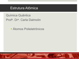 Estrutura At&ocirc;mica