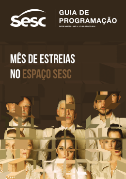 M&ecirc;s de estreias noEspa&ccedil;o Sesc