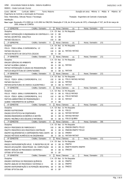 grade curricular eng. controle e automa&ccedil;&atilde;o