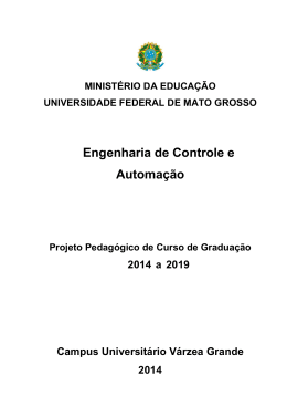 Engenharia de Controle e Automa&ccedil;&atilde;o