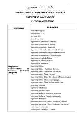 QUADRO DE TITULA&Ccedil;&Atilde;O