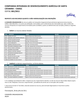 COMPANHIA INTEGRADA DE DESENVOLVIMENTO