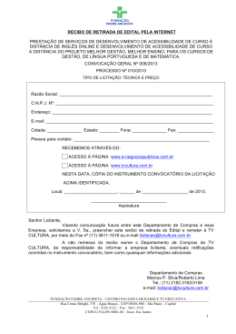 recibo de retirada de edital pela internet - Abril
