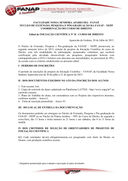 fanap n&uacute;cleo de extens&atilde;o, pesquisa e p&oacute;s