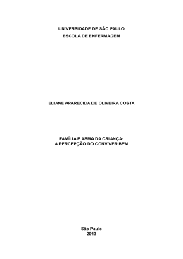 Fam&iacute;lia e asma da crian&ccedil;a: a percep&ccedil;&atilde;o do conviver bem