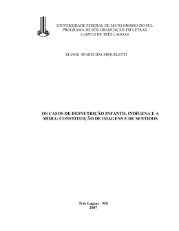 Eliane Aparecida Miqueletti - Universidade Federal de Mato