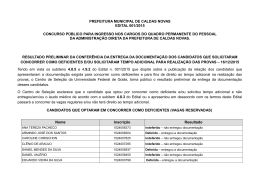 prefeitura municipal de caldas novas edital 001 - Vestibular