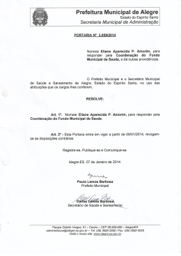 Portaria 3059-14 - Nomeia Eliane Aparecida P. Amorim