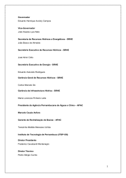 Governador Eduardo Henrique Accioly Campos Vice