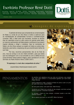 BOLETIM N&ordm;06 - Especial - Escrit&oacute;rio Professor Ren&eacute; Dotti