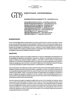 Resumos contribu&iacute;dos