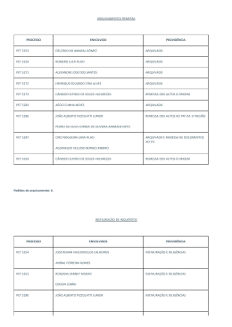 ARQUIVAMENTO/ REMESSA PROCESSO