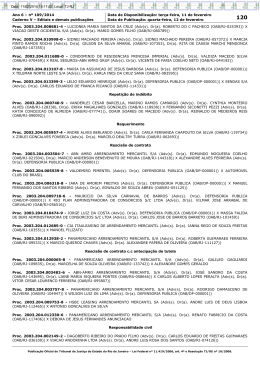 Ano 6 &ndash; n&ordm; 109/2014 Data de Disponibiliza&ccedil;&atilde;o: ter&ccedil;a