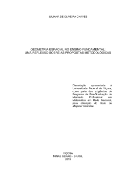 geometria espacial no ensino fundamental