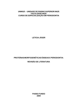 Prote&iacute;nas Morfogen&eacute;ticas &Oacute;sseas.