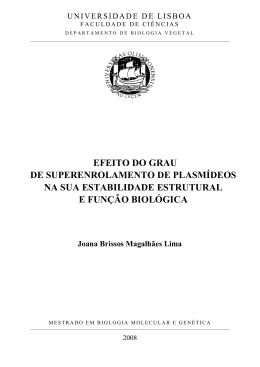 EFEITO DO GRAU DE SUPERENROLAMENTO DE PLASM&Iacute;DEOS