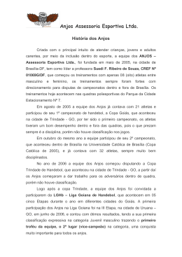 Hist&oacute;ria dos Anjos