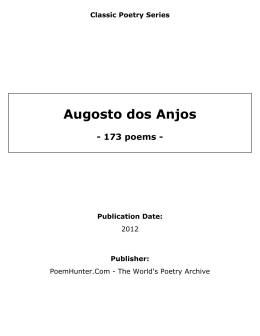 Augosto dos Anjos - poems -