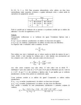 1) ([1], Ex 2, p. 244) Duas pesquisas independentes - IME-USP