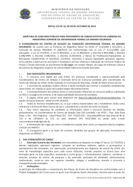Abertura Edital