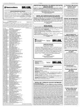 EDITAL DE INTIMA&Ccedil;&Atilde;O Prefeitura Municipal de Bom Jesus