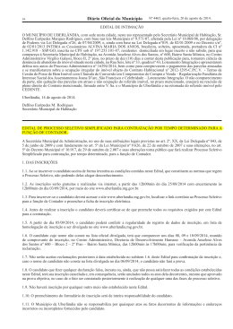 Abertura Edital