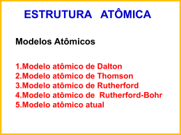ESTRUTURA AT&Ocirc;MICA
