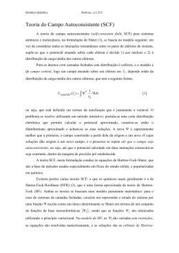 Teoria do Campo Autoconsistente (SCF)