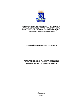 Disserta&ccedil;&atilde;o de Leila B&aacute;rabara Menezes Souza