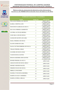 Resultado - Universidade Federal de Campina Grande