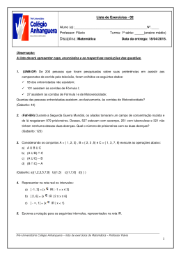 matemática flávio p2 i bimestre