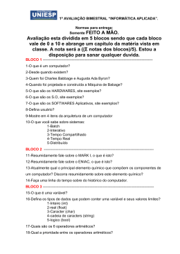 Primeiro Bimestre Eng Civil A e Eng Eletrica C