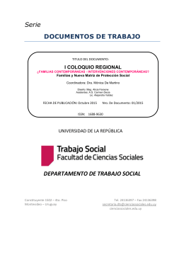 familias contempor&aacute;neas