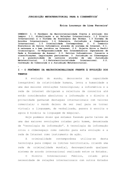 Hoje podemos dizer que estamos fazendo parte talvez de uma das