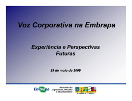 Futuro da Voz Corporativa na Embrapa