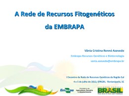 Apresenta&ccedil;&atilde;o do PowerPoint - I Encontro da Rede de Recursos
