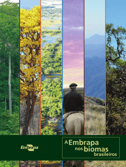 Embrapa. A Embrapa nos biomas brasileiros. s.d.