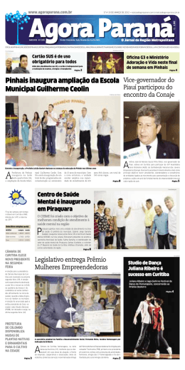 Pinhais inaugura ampliação da Escola Municipal