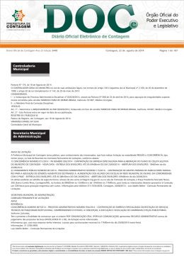 Edi&ccedil;&atilde;o 3448 sexta-feira, 22 de agosto de 2014 com 107 p&aacute;ginas