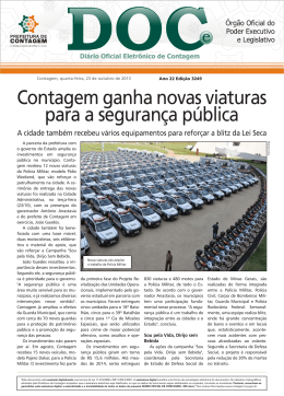 Edi&ccedil;&atilde;o 3249 quarta-feira, 23 de outubro de 2013 com 96 p&aacute;ginas