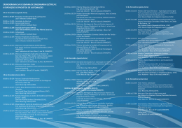 cronograma da iii semana de engenharia el&eacute;trica e ii