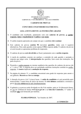 Quest&otilde;es Engenharia El&eacute;trica - Tribunal de Justi&ccedil;a de Santa Catarina